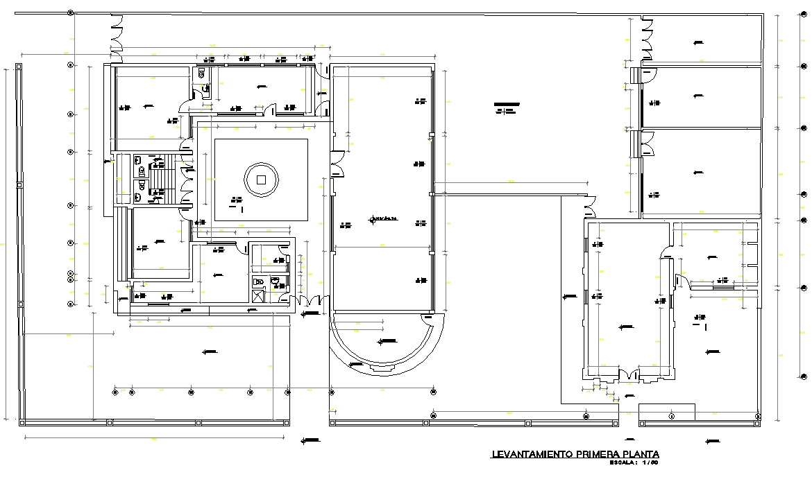 Primary plan detail dwg file