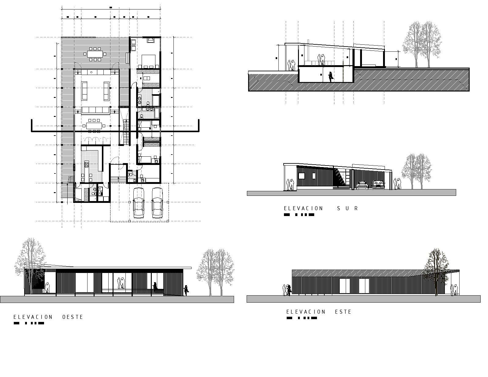 Project housing architecture plan detail dwg file.