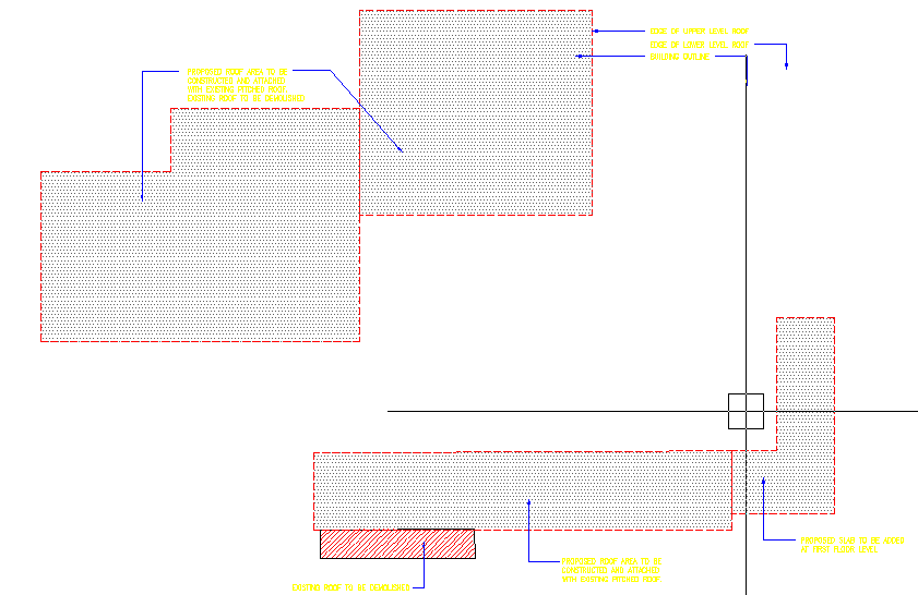 Proposed roof floor