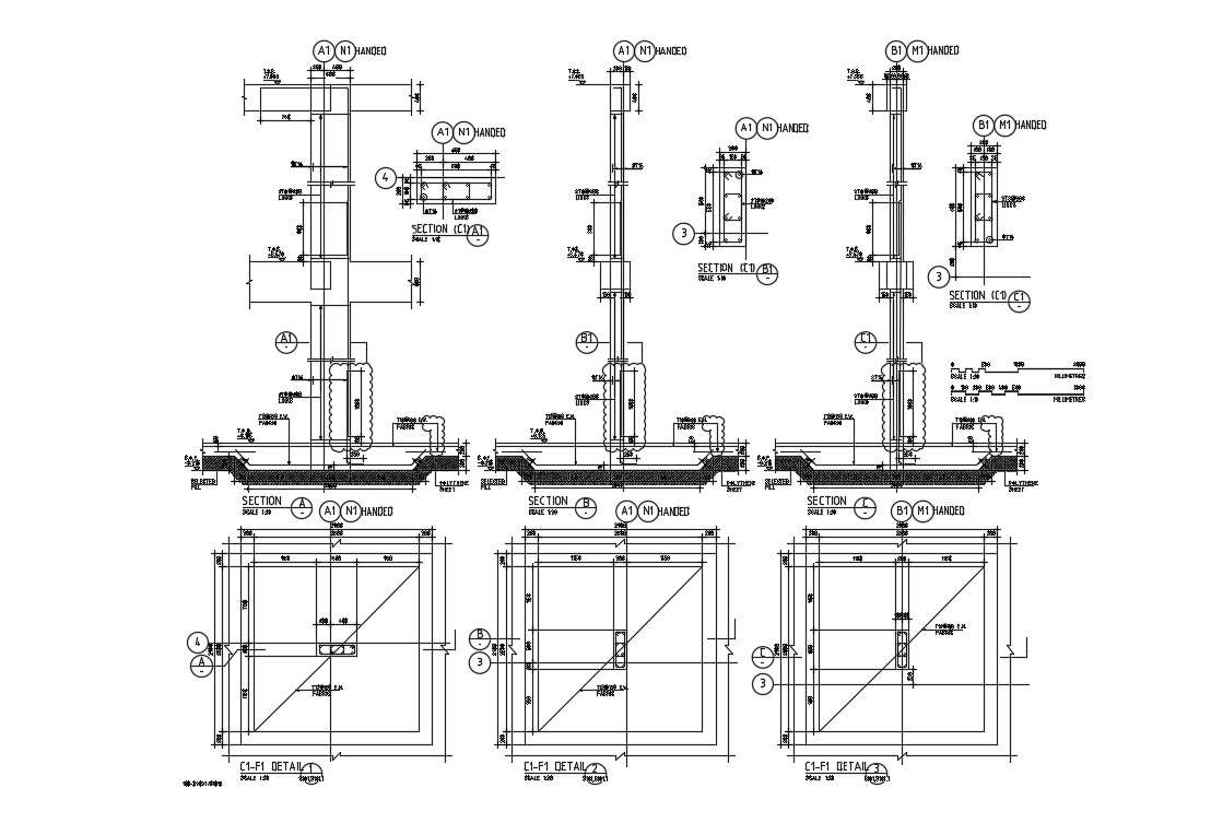 RCC Column Design AutoCAD File