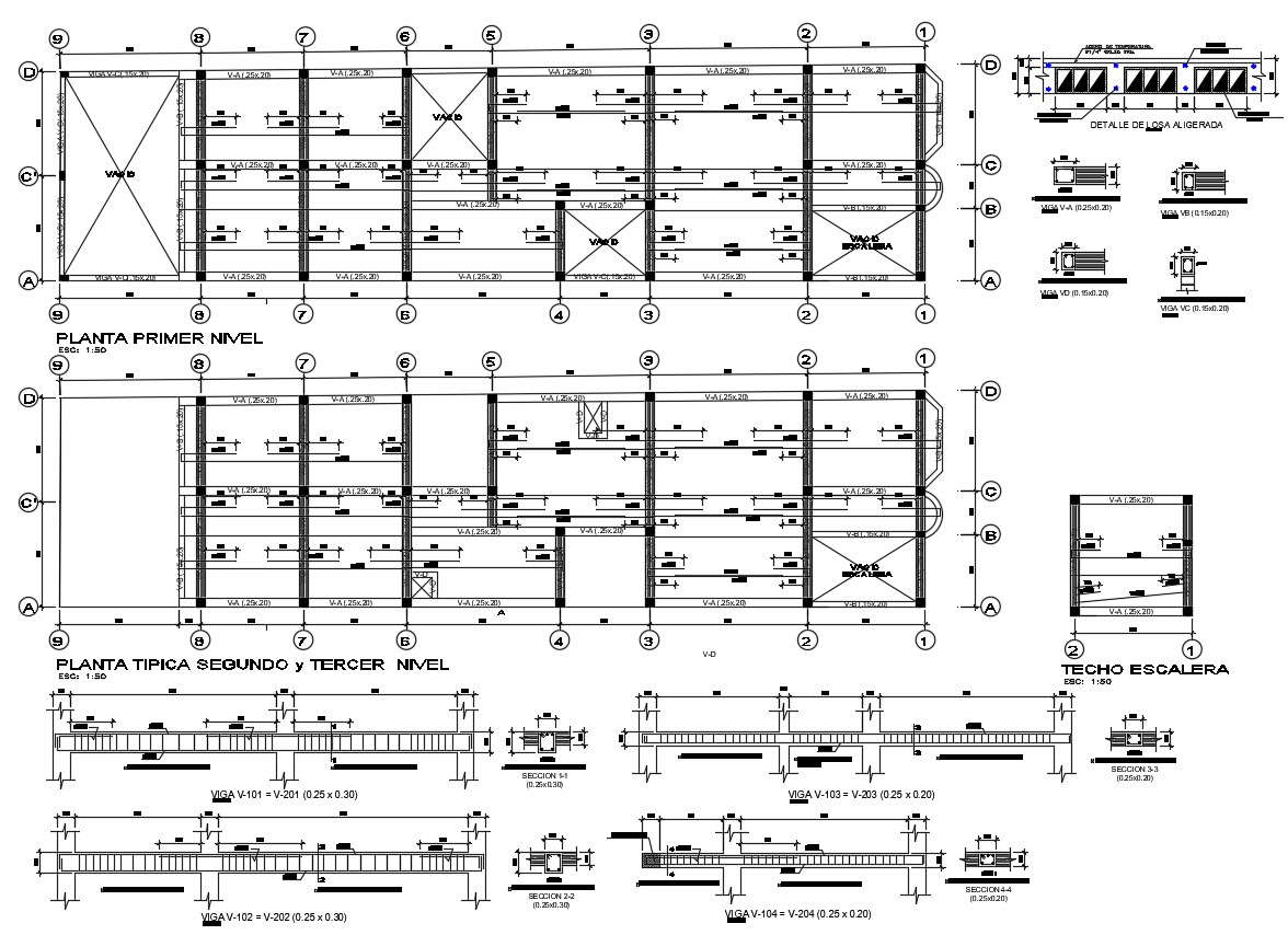 RCC Construction Details CAD File 