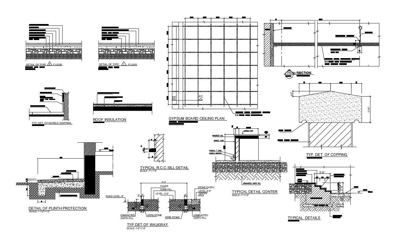 RCC Construction Plan DWG File