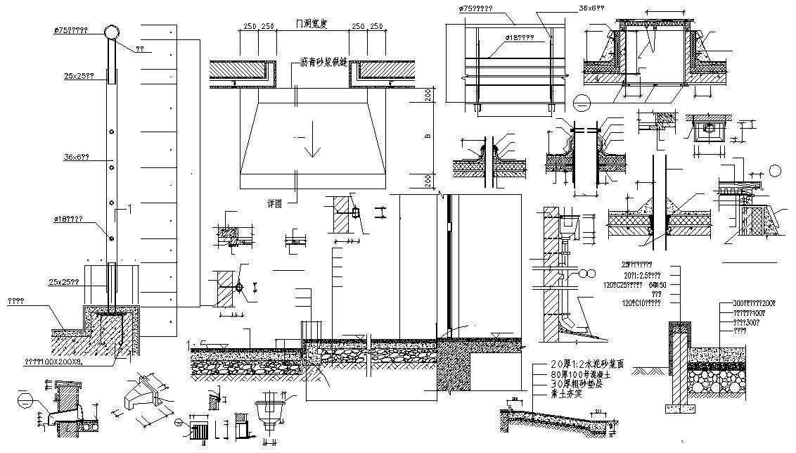 RCC Structure Blocks DWG File