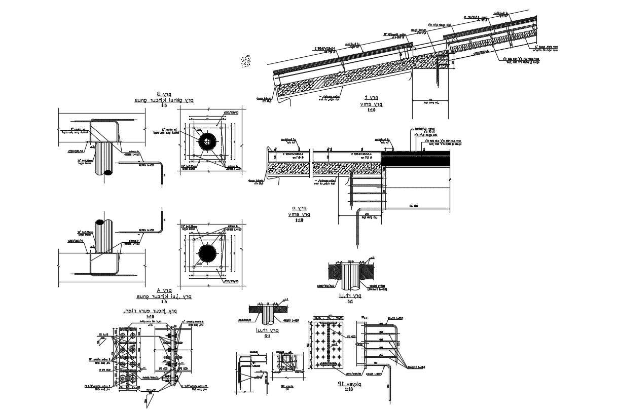 RCC Structure Design AutoCAD File Download 