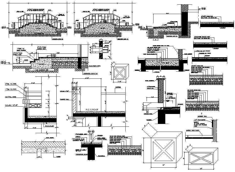 RCC Wall Section Detail