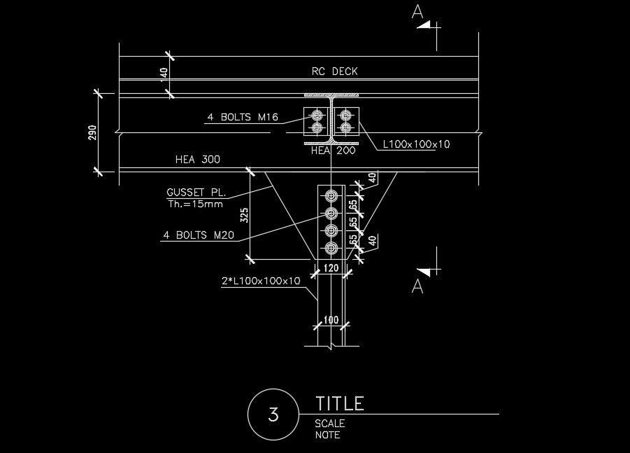RC deck detail drawing