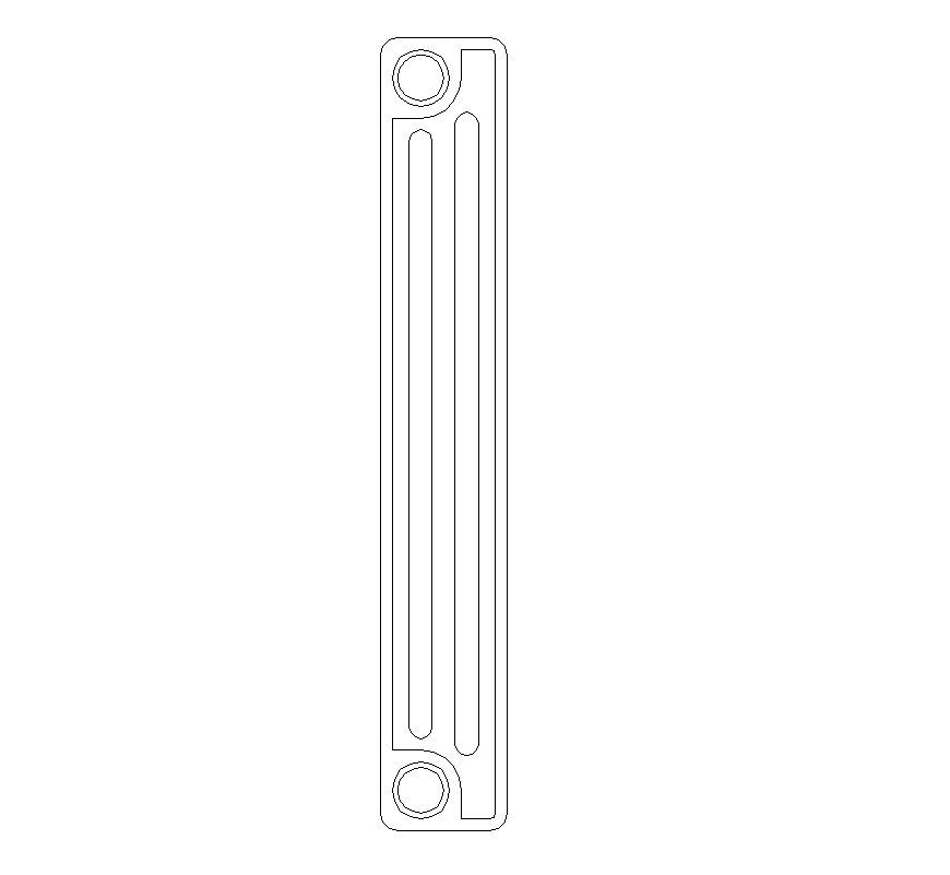 Radiator Machine block AutoCAD file
