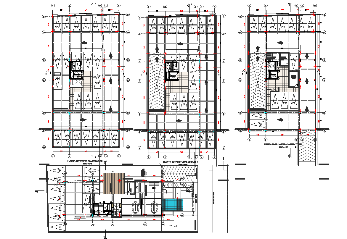Ramp plan dwg working detail dwg file