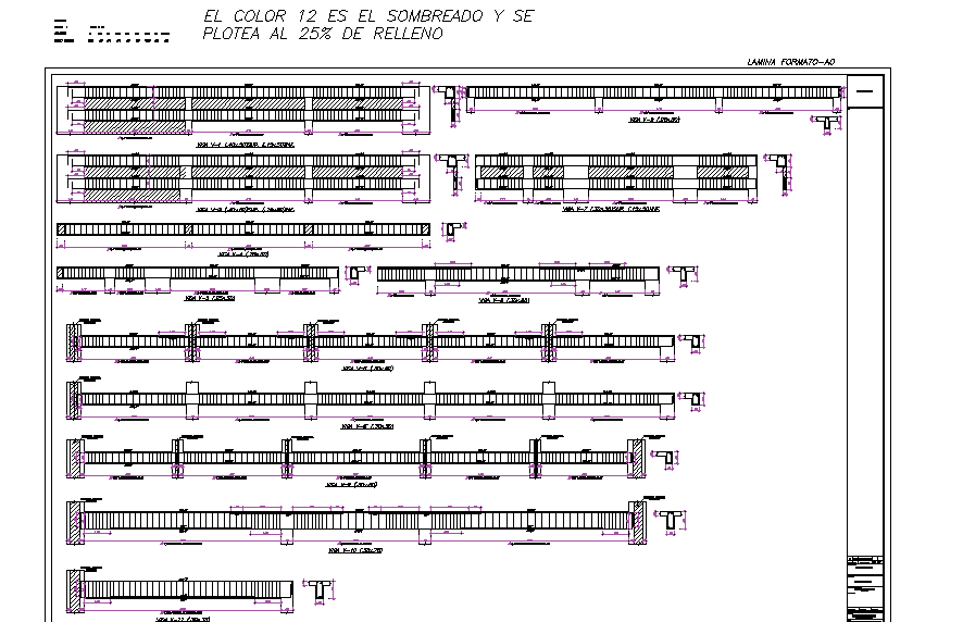 Reinforcement detail dwg file