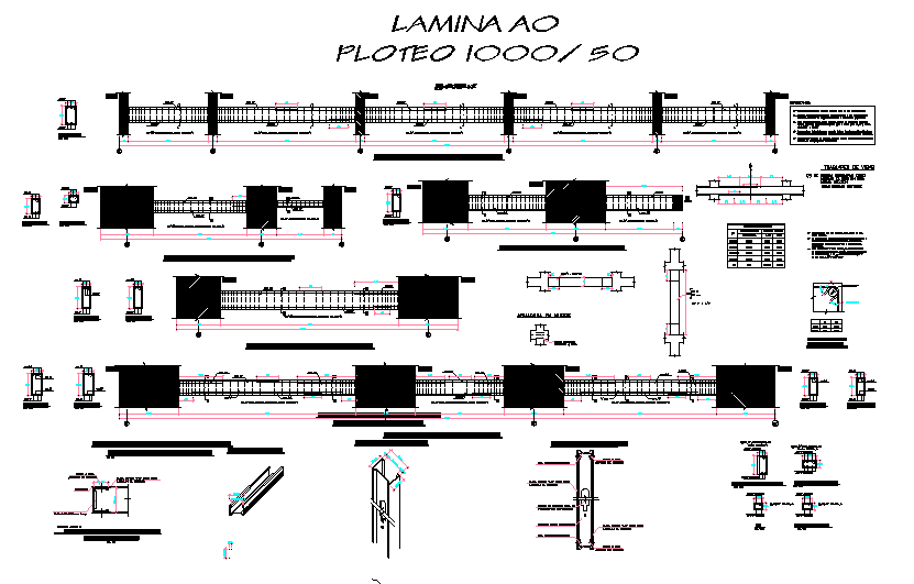 Reinforcement detail dwg file