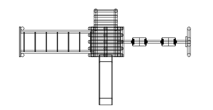 Reinforcement planning detail dwg file