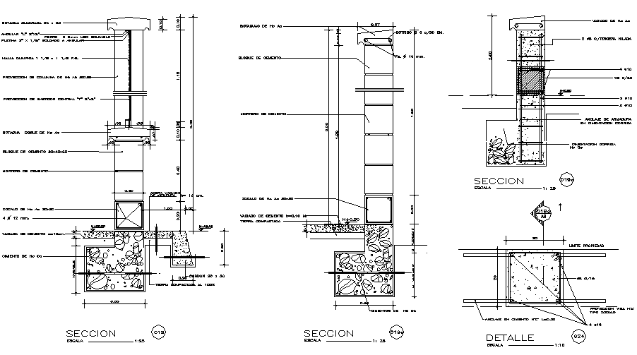 Reinforcement square frame detail dwg file