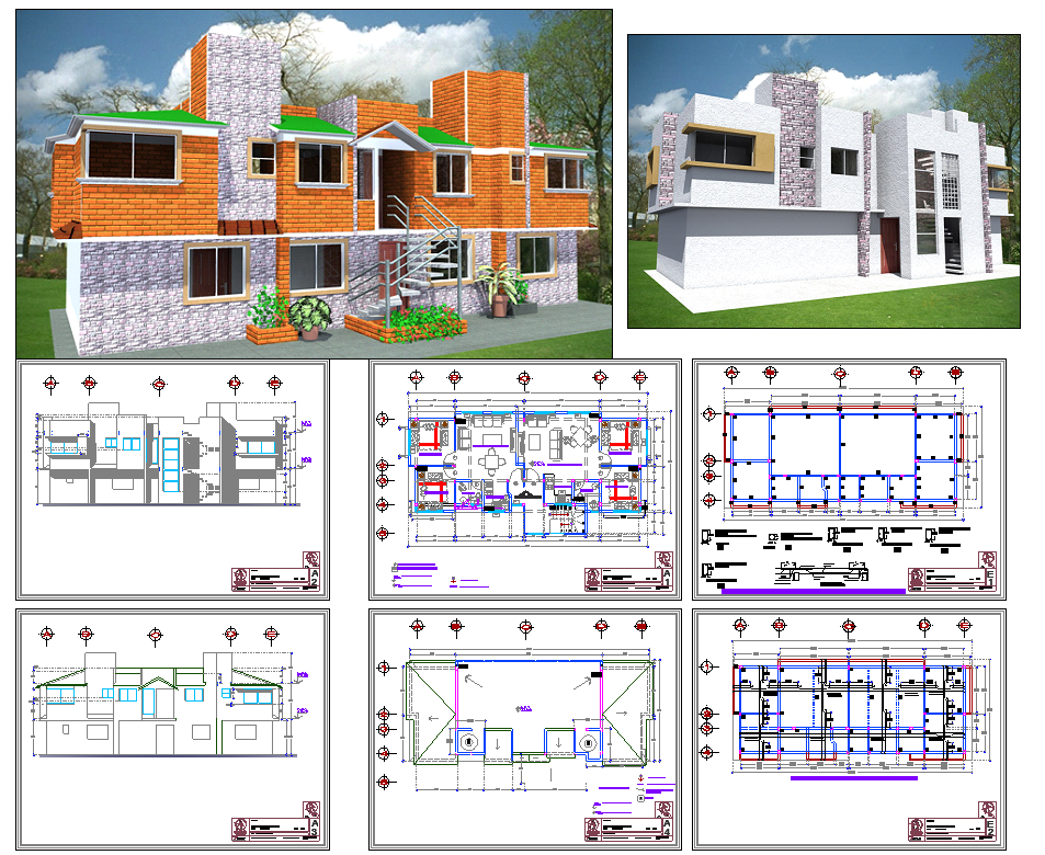 Residence House drawing