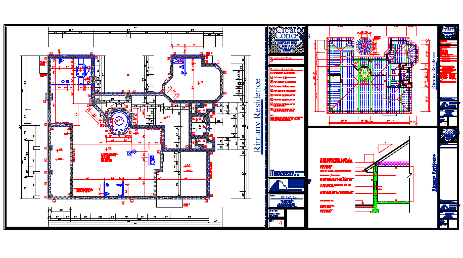 Residential House Structure Detail