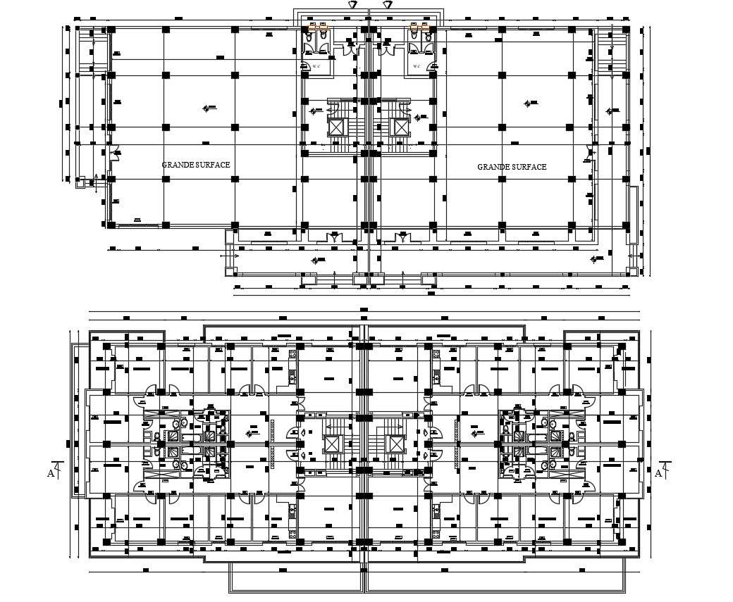 Residential Layout Plan DWG File