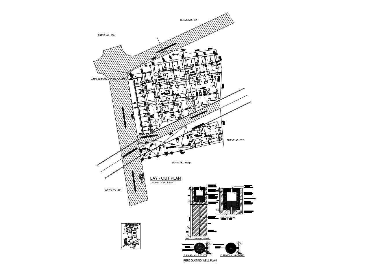 Small Apartment Plan In DWG File