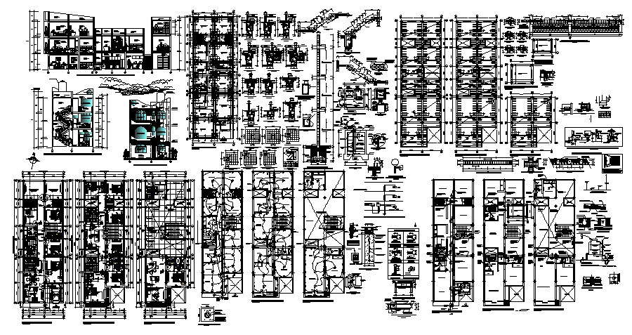 Flat Apartment In DWG File