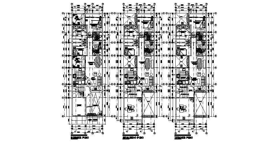 Small Apartment Plan In DWG File