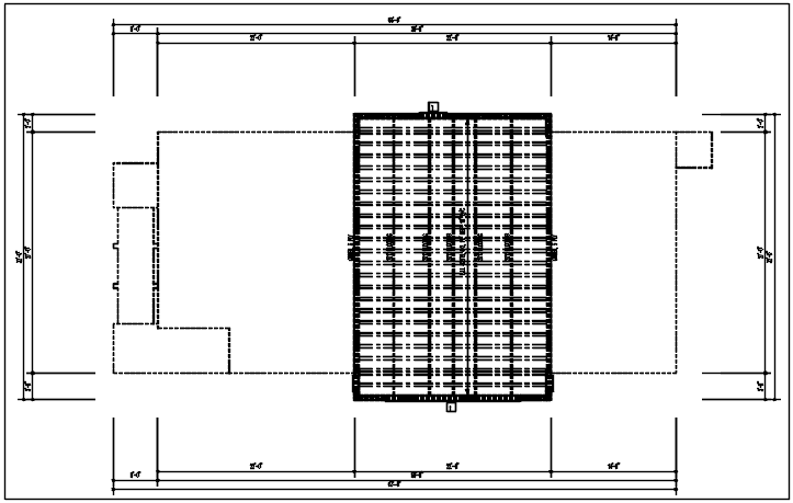 Residential house plan dwg file