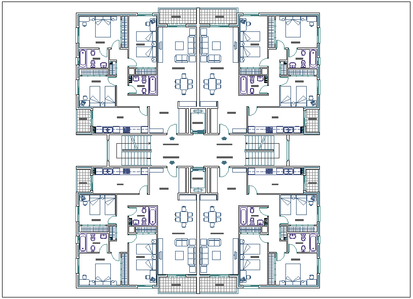 Residential plan for tower