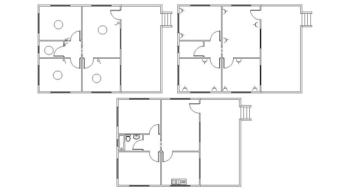 Residential House Electrical Layout DWG File 
