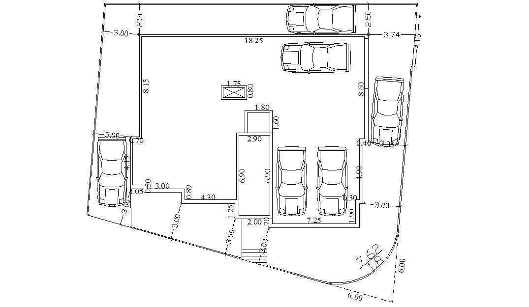 Residential Parking Layout AutoCAD File 