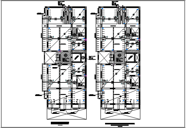 Residesial plan detail dwg file