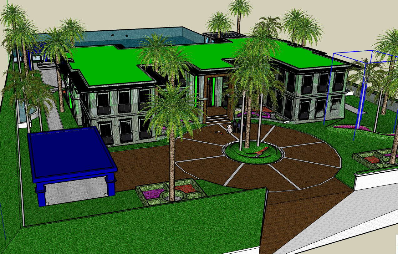 Explore Resort Layout with Modern Design of AutoCAD Drawing File