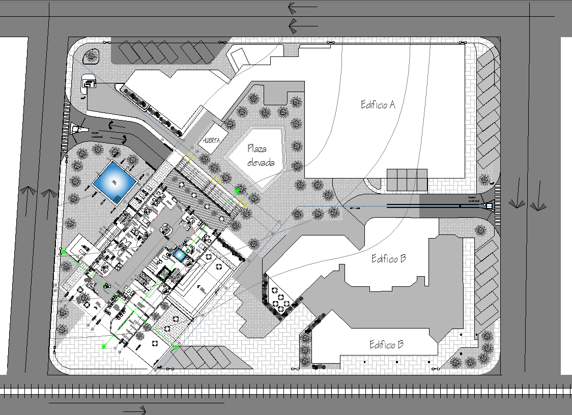 Resort Project detail dwg file