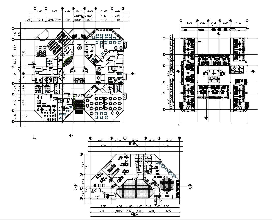 Resort drawing in dwg file 