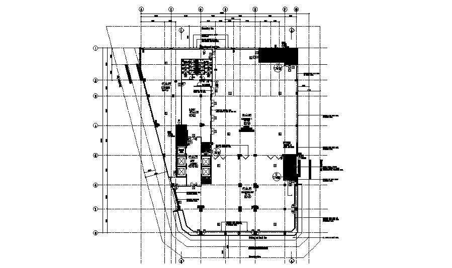 Restaurant Drawing In DWG File