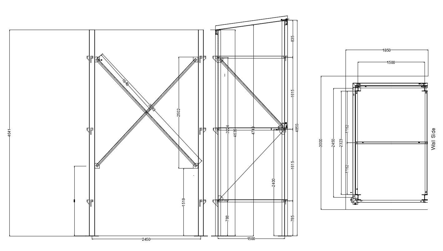 Revolving Door CAD Drawing 