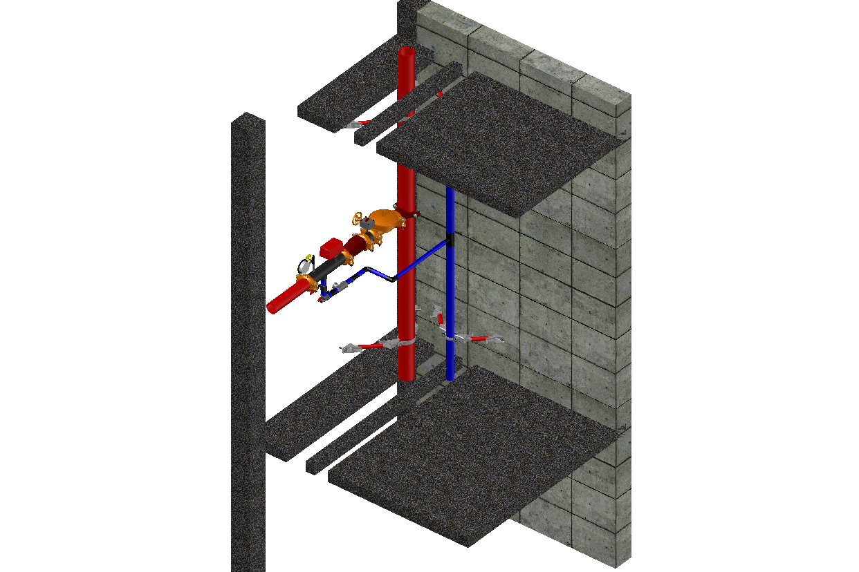 Riser Manifold cad drawing and detail