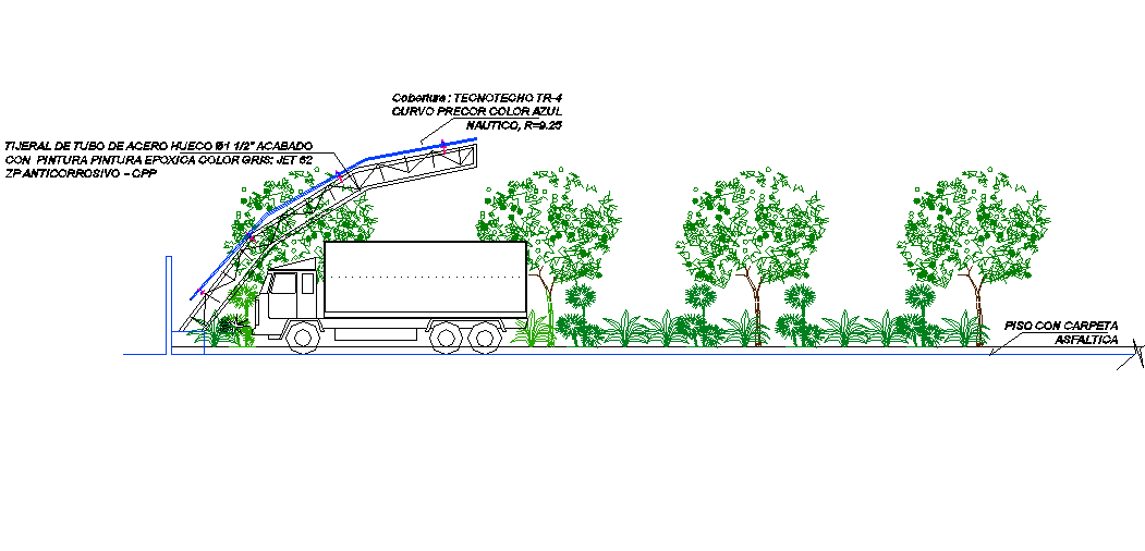Road detail dwg file