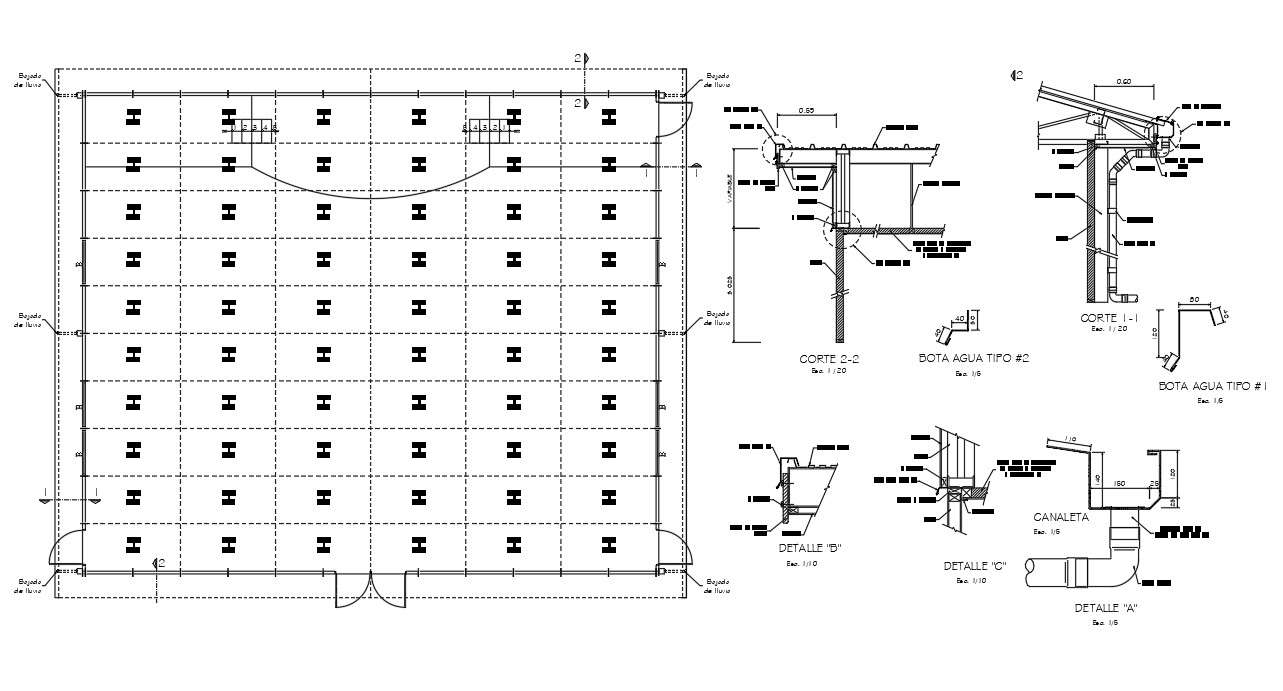 Roof Design AutoCAD File