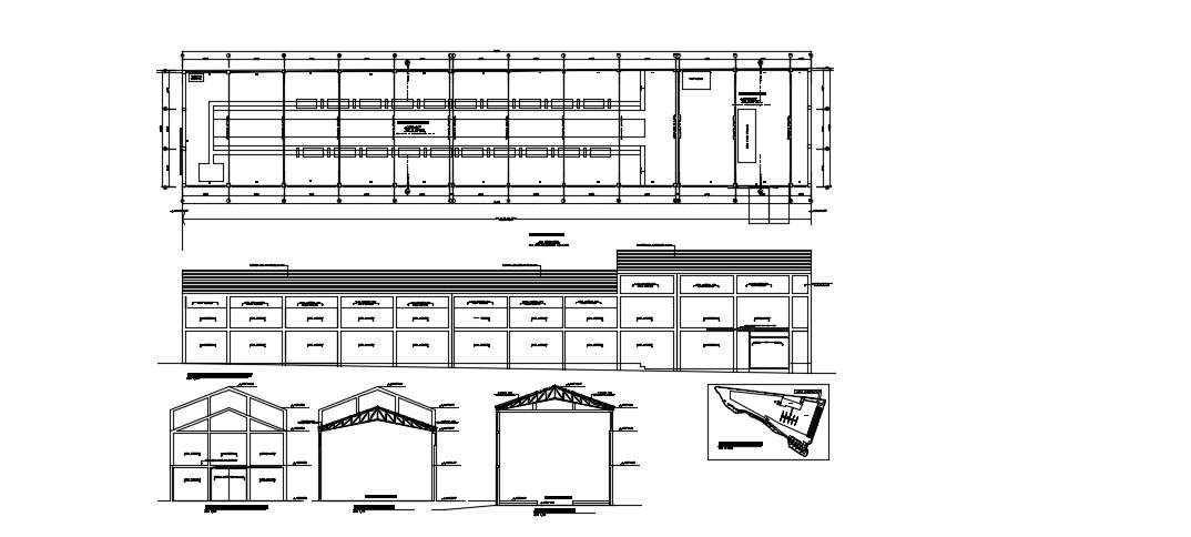 Roof Design Plan In DWG File