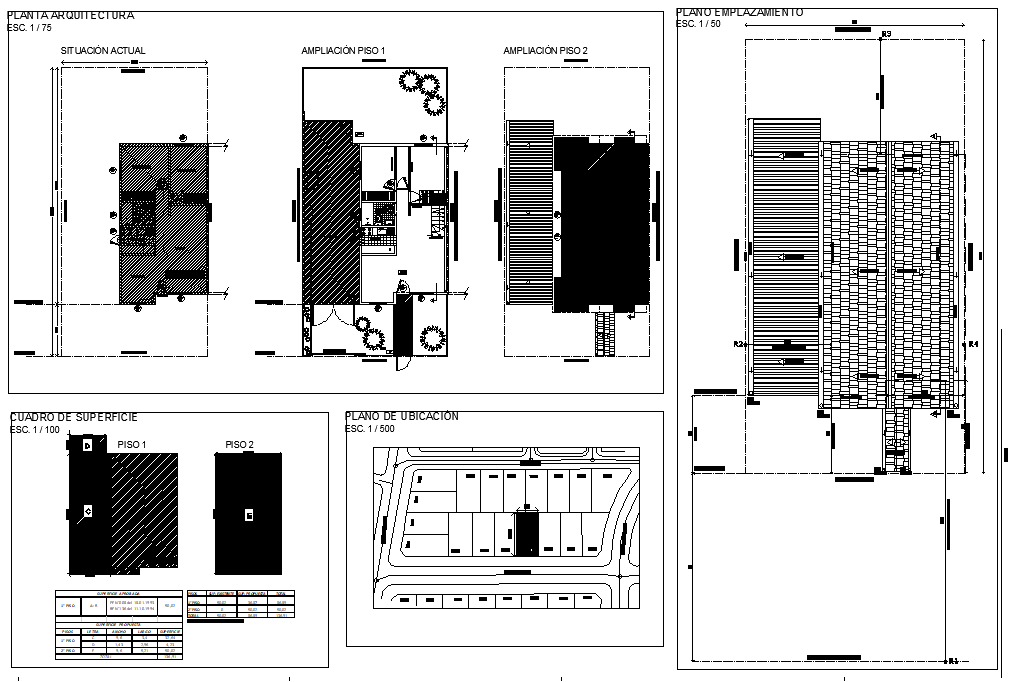 Roof and site plan layout file