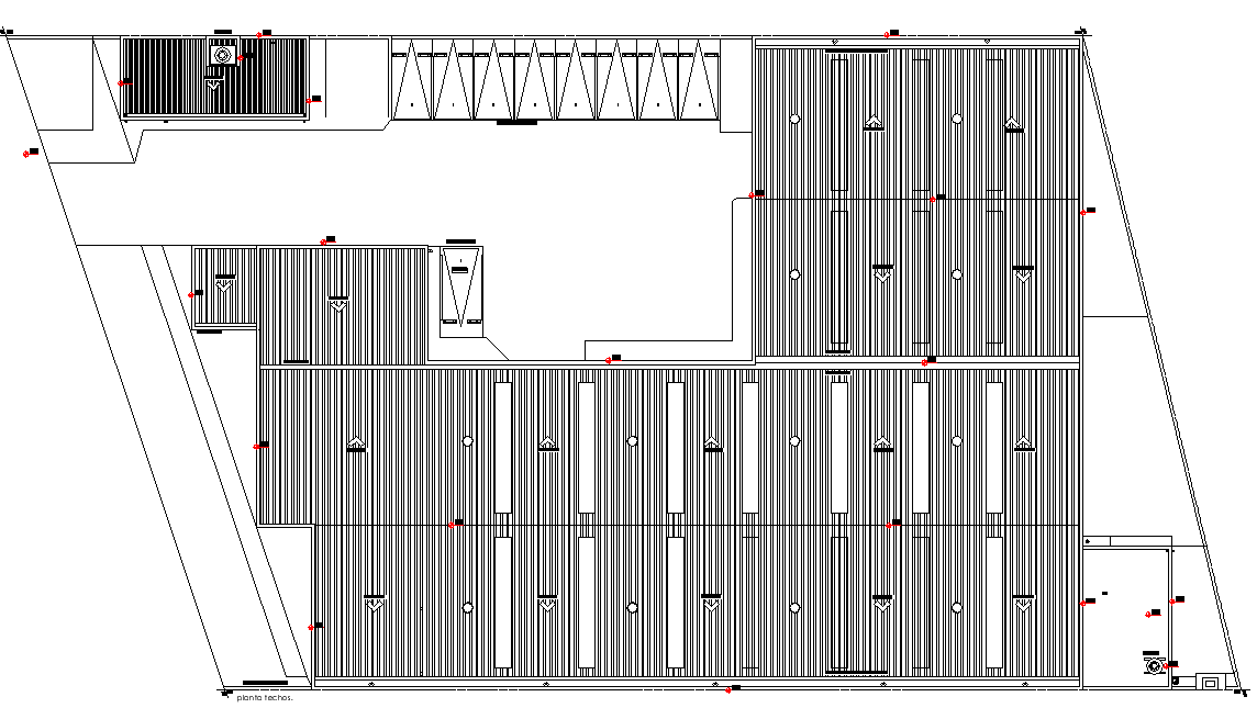 Roof plan detail