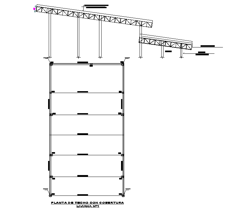 Roof plan detail