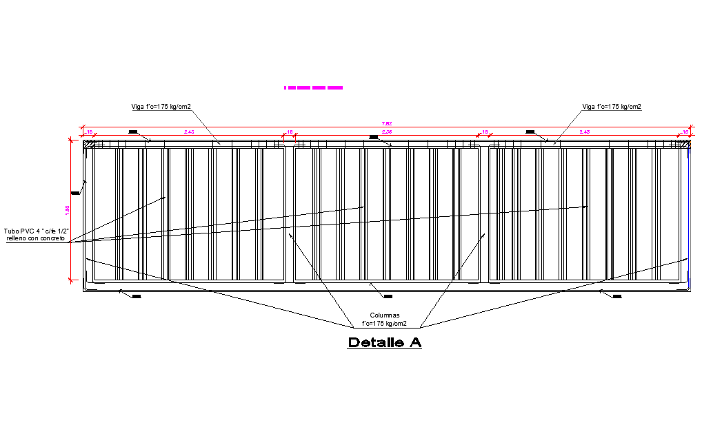 Roof plan detail