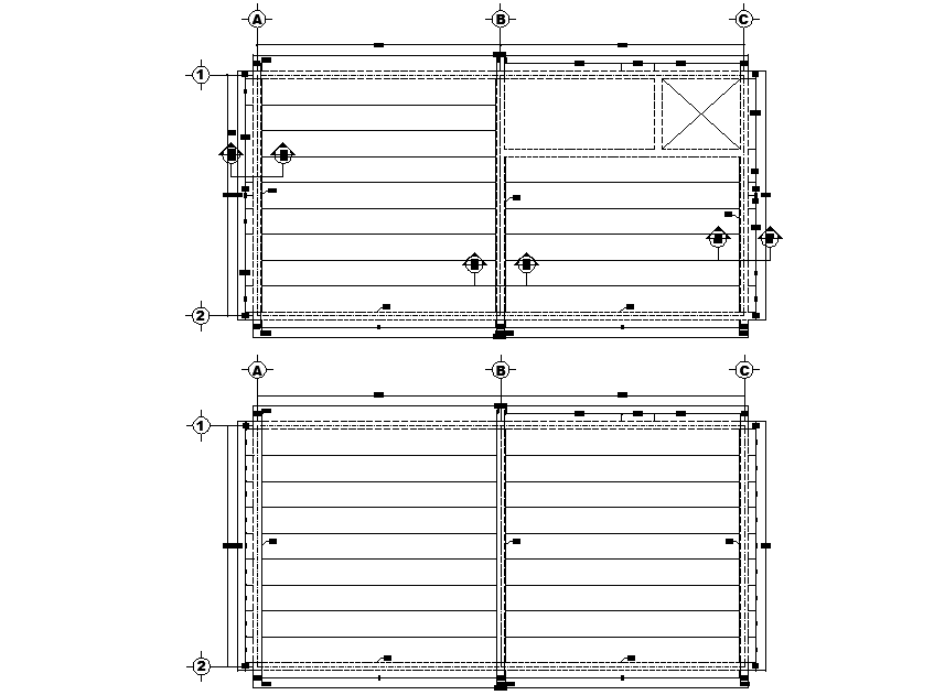 Roof plan detail