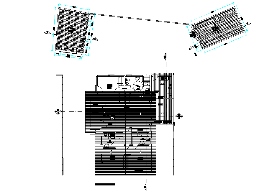Roof plan detail dwg file