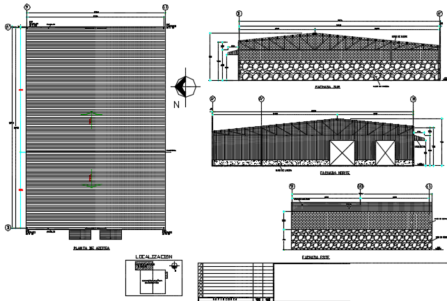 Roof plan detail dwg file
