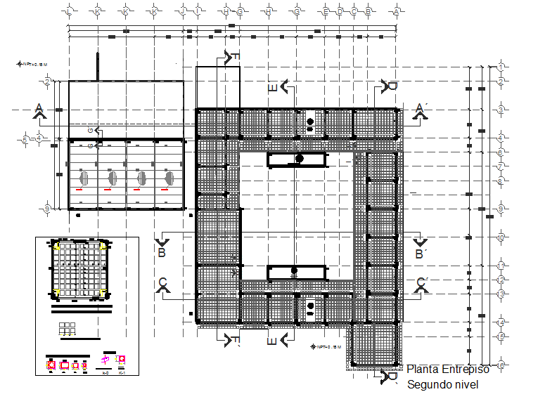 Roof plan detail dwg file