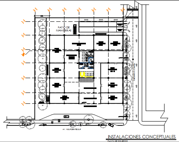 Roof plan detail dwg file