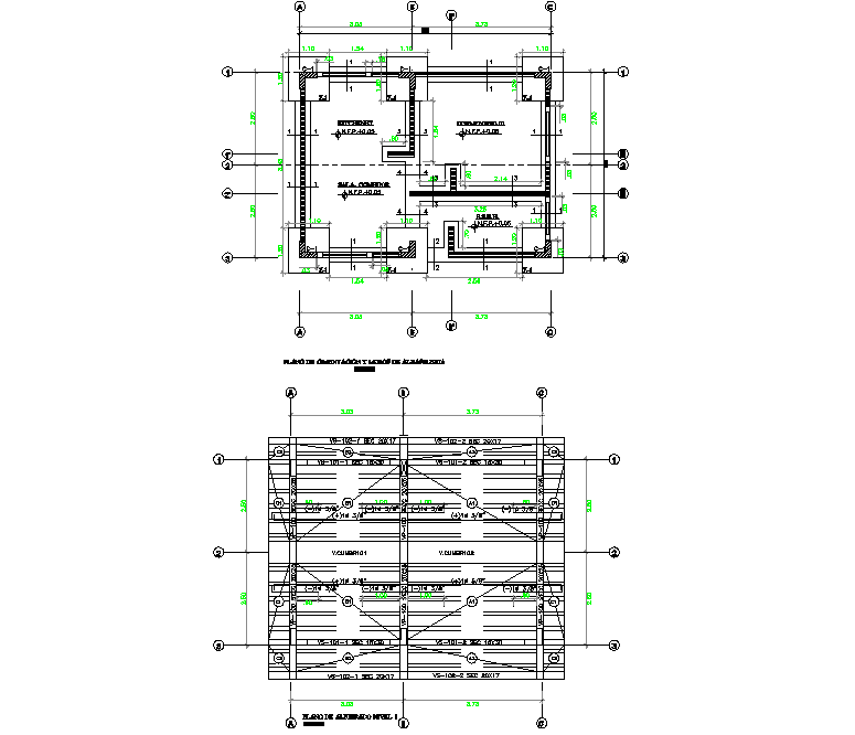 Roof plan detail dwg file