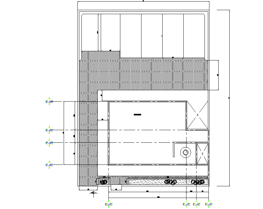 Roof plan detail dwg file