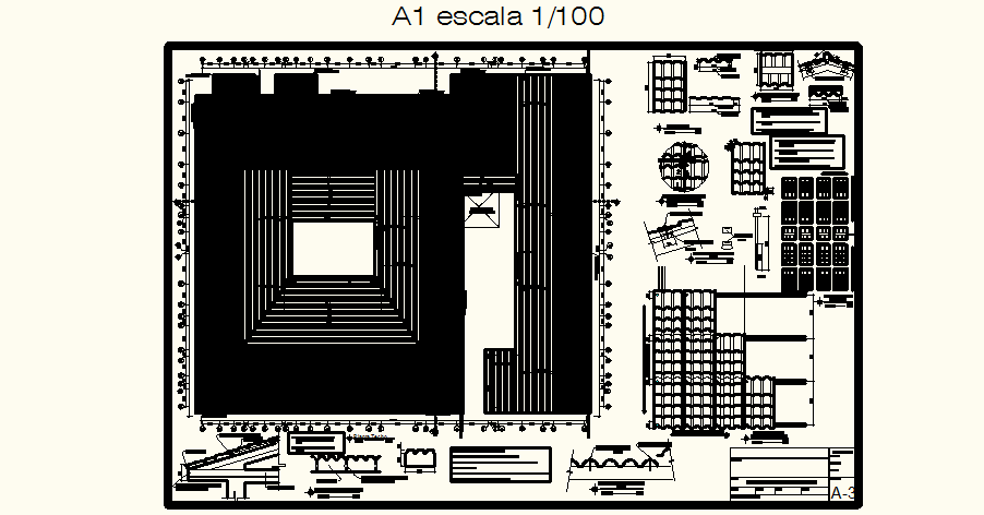 Roof Plan In AutoCAD File