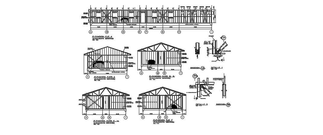 Room Elevation In DWG File 