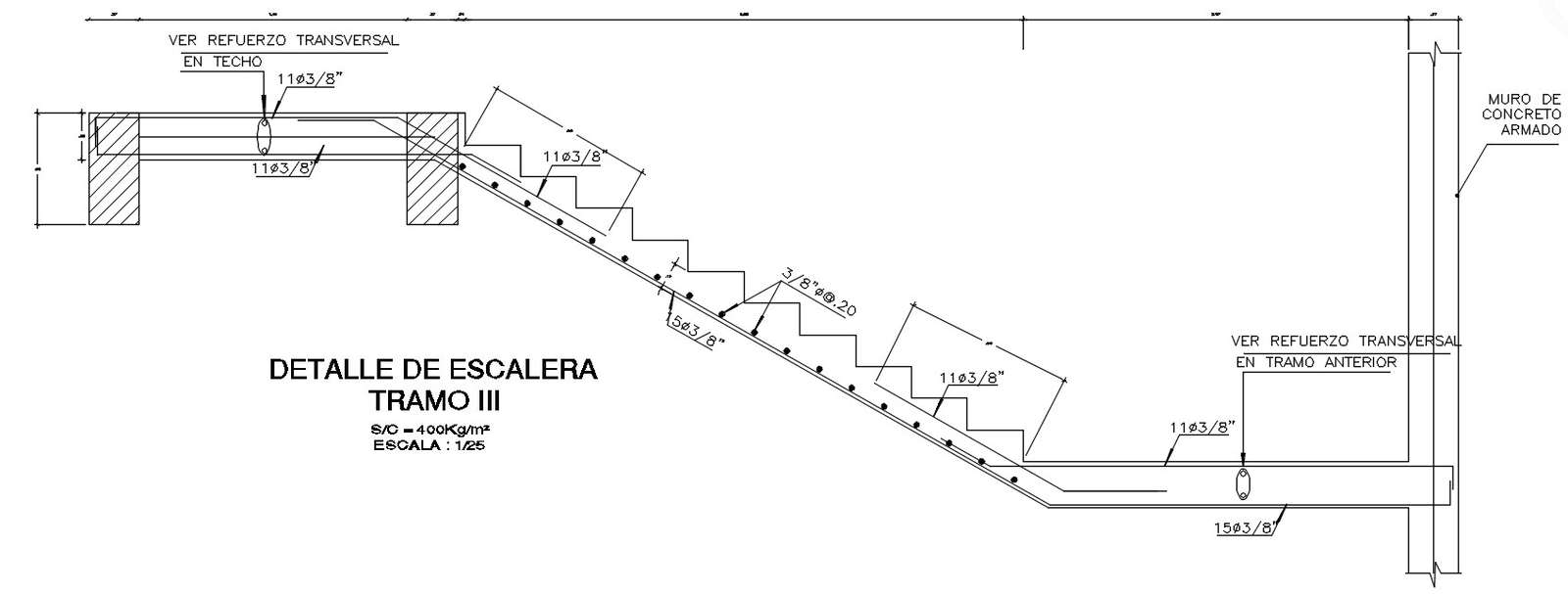 STAIR DETAIL SECTION design in AutoCAD 2D drawing, CAD file, dwg file